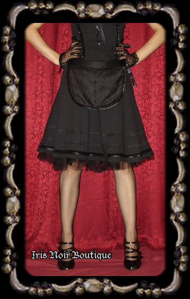 Lip Service Devil Dolls III Kitty Kat Lies Rockabilly Skirt